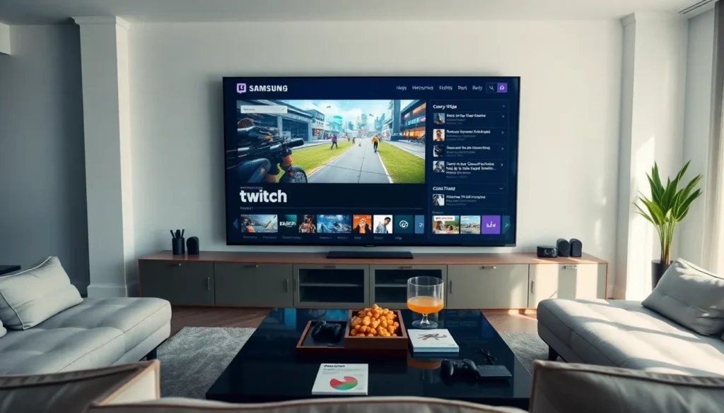 samsung tv twitch app